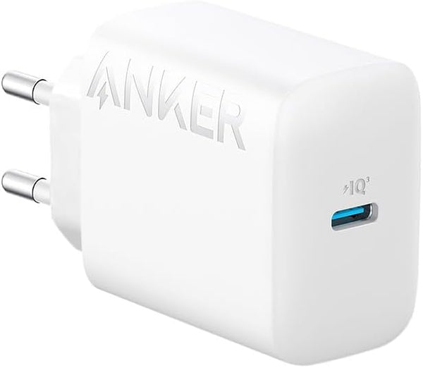 Anker charger model A2347L21, USB-C Wall Charger 20W, White | Fast Charging for smartphones, airpods and more White | 18 month warranty by ETISAL anker Egypt