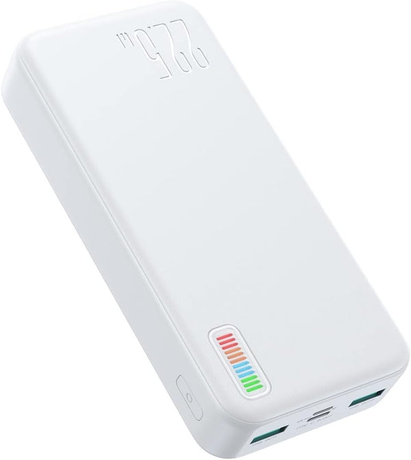 Joyroom JR-QP195 Dazzling Series 22.5W Power Bank 20000mAh-White|12 Months Warranty