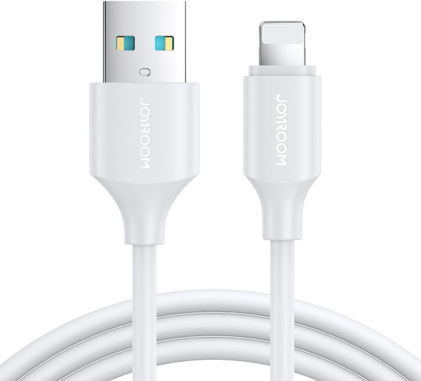 Joyroom USB A to Lightning 2.4A Fast Charging Data Cable - 1m - White - S-Ul012A9