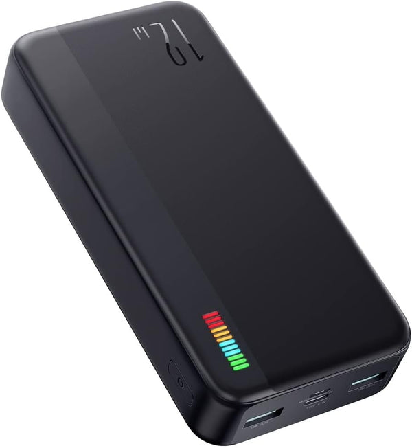 Goroom Dazzling Series Power Bank Charger 12W 20000mAh Black JR-T017 20000.0 Lithium