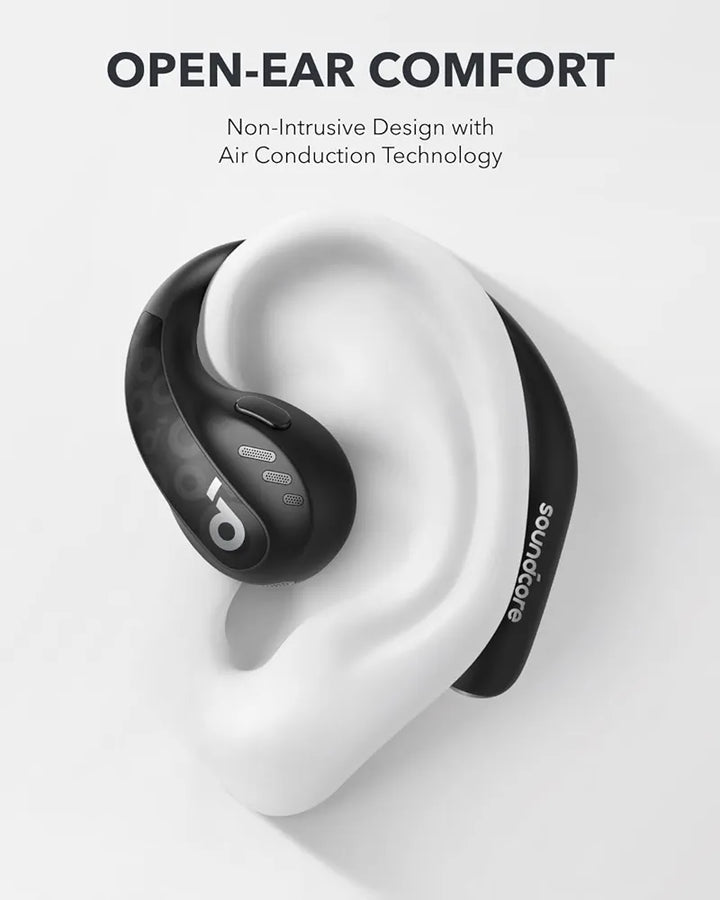 Anker Soundcore AeroFit Pro Open-Ear Headphones, Ultra Comfort, Secure Fit, Ergonomic Design, Rich Sound with LDAC, Bluetooth 5.3, IPX5 Water-Resistant, 46H Playtime, App Control