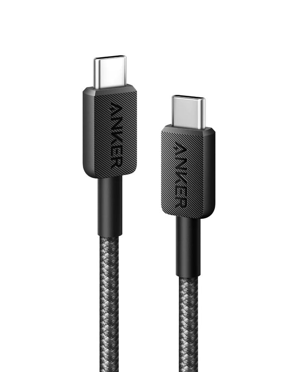 كابل شحن USB نوع سي 322 الى USB-C من انكر (3 قدم/0.9 متر) A81F5H11 - اسود