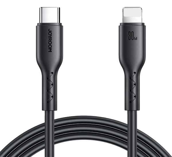 Joyroom SA26 - CL3 Super Fast Charging Cable Type-C to Lightning Connectors 30W 1m