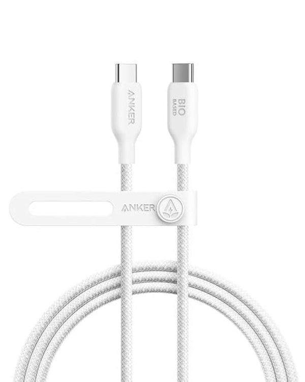 Anker USB-C to Lightning Cable (240W, 180cm) Organic Nylon Braided Fast Charging Cable Compatible with MacBook Pro 2022, iPad Samsung Galaxy S24+/S24 Ultra, iPhone 15, Pixel