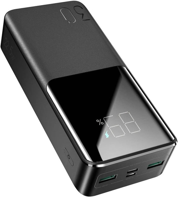 Joyroom 30000mAh 5W Power Bank Charger, Black, JR-Qp193