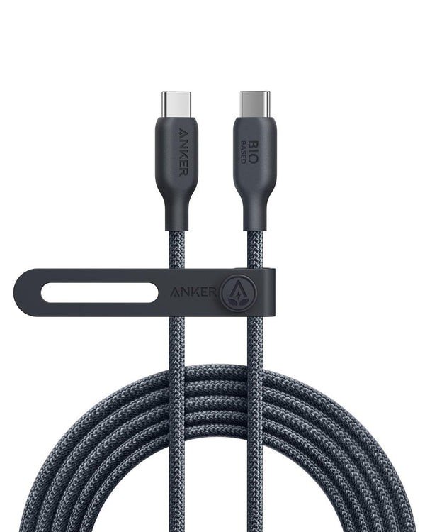 A80F1H11 USB Type C to Lightning Cable Certified for Fast Charging and Data Sync Designed with Wear-Resistant Braided Power Cord Design Fits Most Smart Devices 240W 1.8m Black