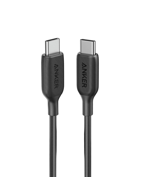 Anker PowerLine 3 USB-C to 2.0 Cable, 1ft - Black, for Power Bank