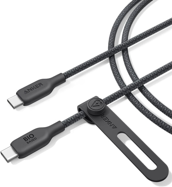 USB C to Type C Charging Cable 240W 1.8m Organic Nylon Fast Charging Compatible with MacBook Pro 2020 iPad Air 4 Samsung Galaxy S23+ S23 Ultra Pixel Anker