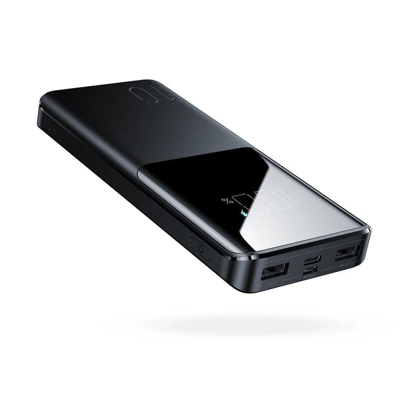 Joyroom High Quality Power Bank Charger 10000mAh 15W JR-T013 - Black, Number of Ports: 2, Lithium