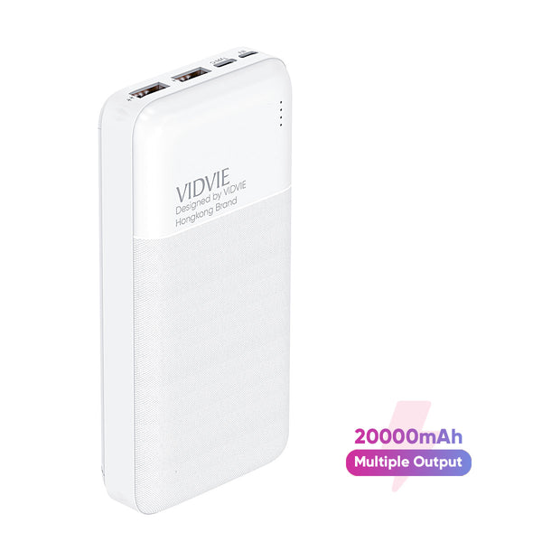 VIDVIE POWERBANK PB766 20000MAH WHITE