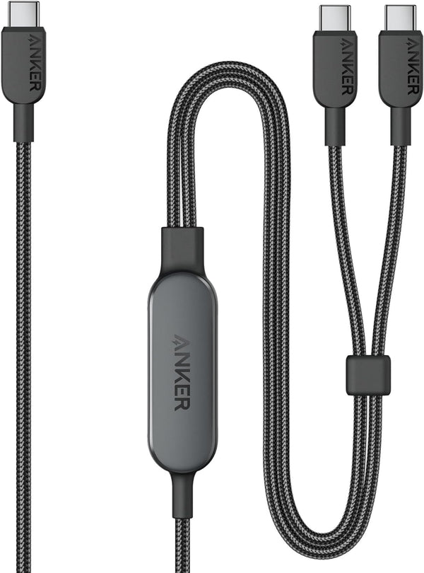 Anker USB-C to 2-in-1 Cable (4ft, 140W)