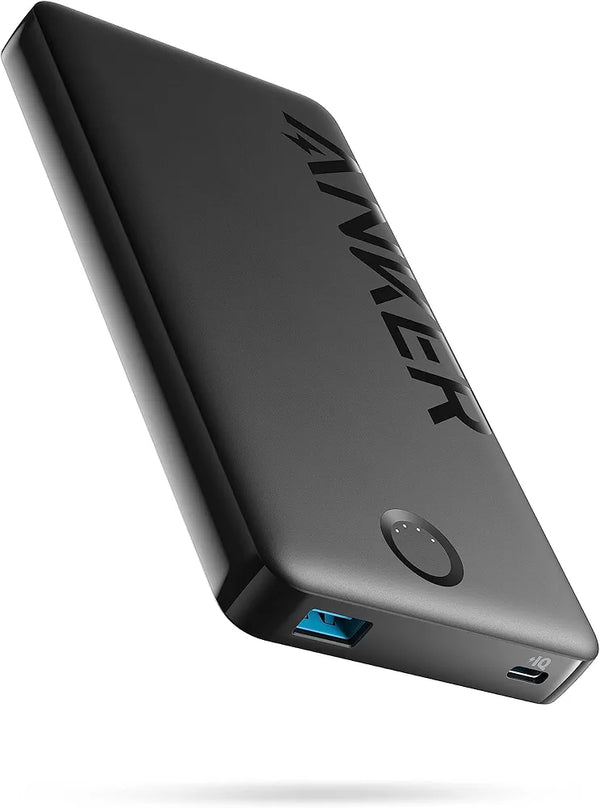 Anker External Battery, 323 Power Bank 10,000 mAh with 2 Ports , Fast Charging 12 W for iPhone 15 14 13 Pro, Huawei, iPad Pro/Air, Samsung Galaxy and Plus Encore 