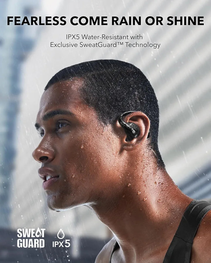 Anker Soundcore AeroFit Pro Open-Ear Headphones, Ultra Comfort, Secure Fit, Ergonomic Design, Rich Sound with LDAC, Bluetooth 5.3, IPX5 Water-Resistant, 46H Playtime, App Control