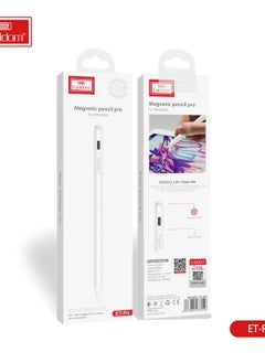 Earldom ET-P4 Stylus Magnetic Pencil Alternative Pen - Palm Rejection For iPad And Phone - White