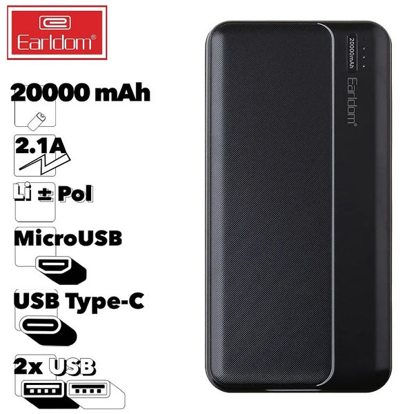 Earldom ET-PB53 Power Bank 20000 mAh Earldom