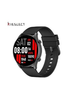 KR Calling Watch, Stable BT 5.2 Calling, 3D Fullview Colorful Display, Double Straps - Black